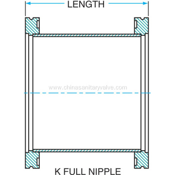 ISO-K DN160 Full Nipple Stainless Steel